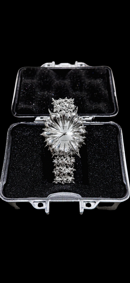 Iced White Artisan Watch