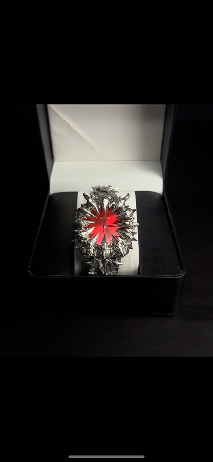 Ruby Red Artisan Watch